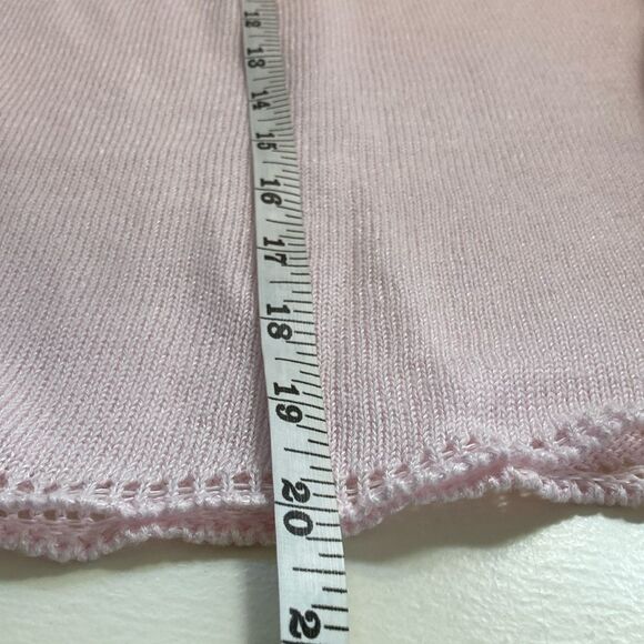 EILEEN FISHER XL Organic Cotton Slub V-Neck Top - Picture 11 of 13